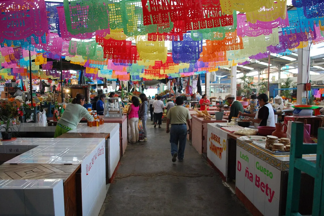 The Wednesday market at Villa de Etla