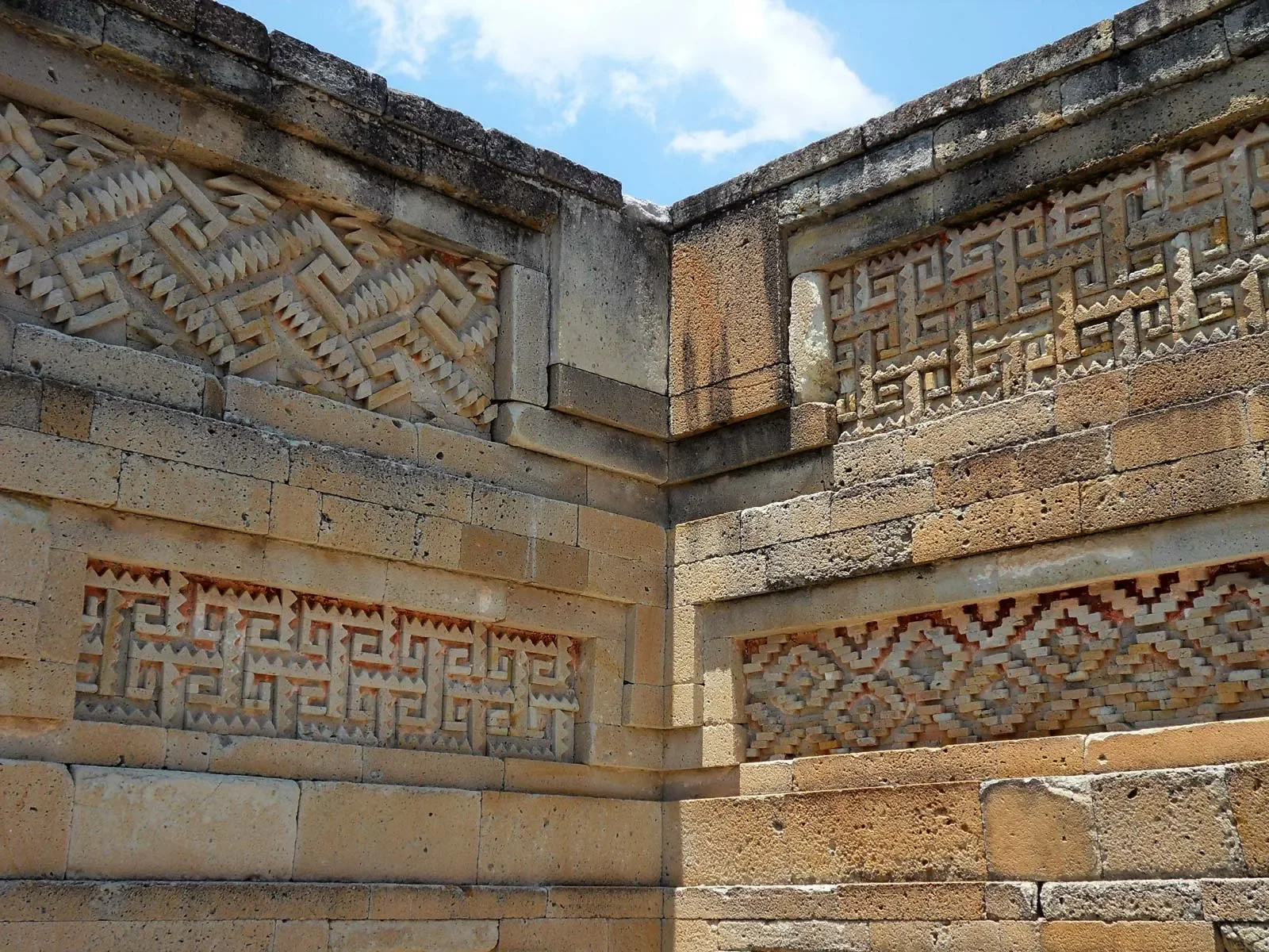 The stone mosaics at Mitla
