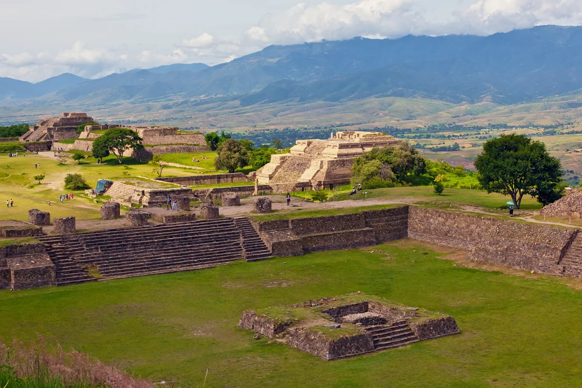 The Great Plaza at Monte Alb\&aacute;n