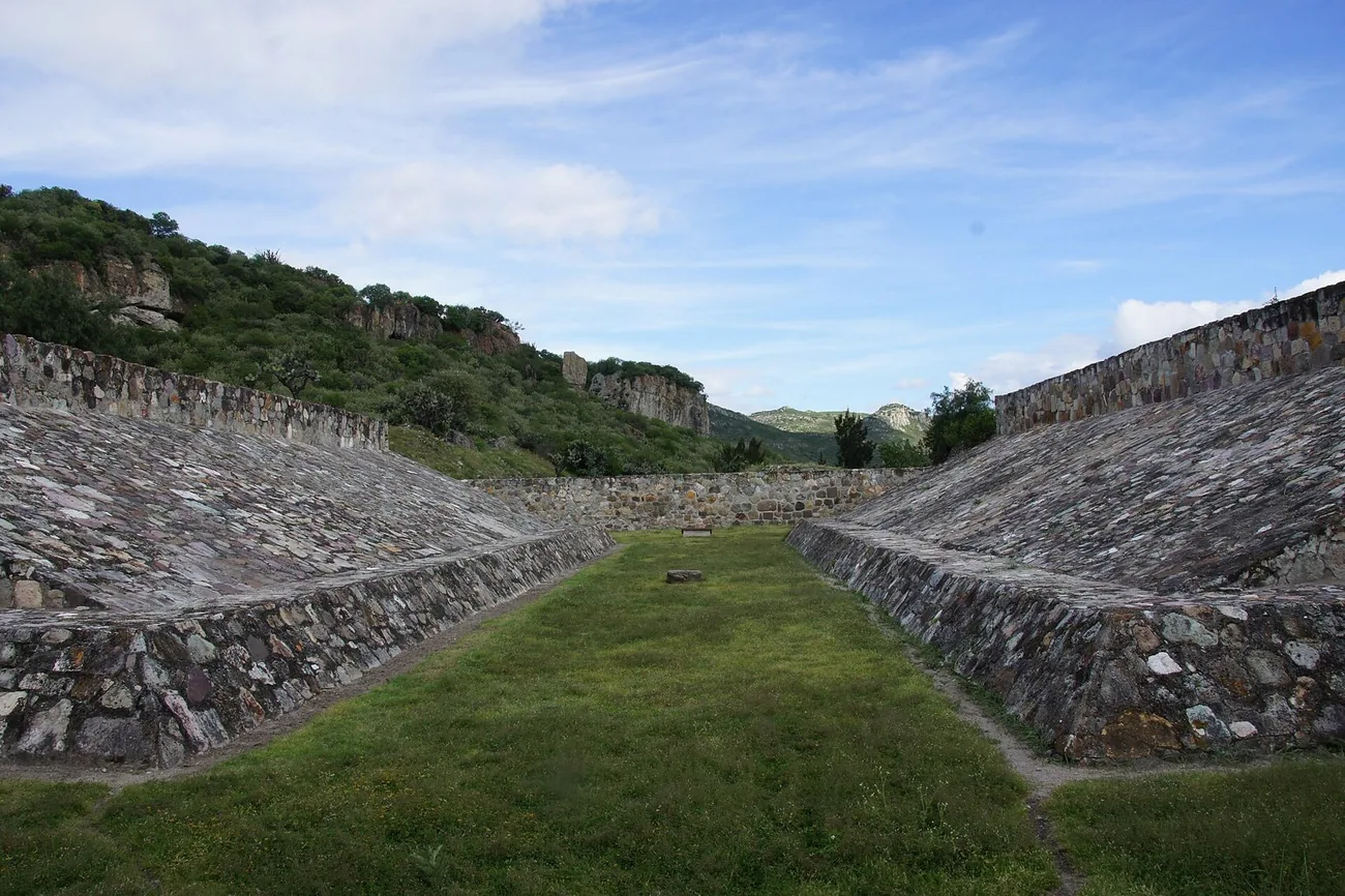 The ball court at Yagul